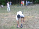 Horst beim Ballablegen