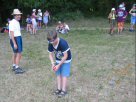 Oliver beim Ballablegen