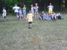 Jane beim Ballablegen
