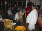 H�ttentaufe mit Pater Rudolfo und Ministranten