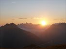 Sonnenaufgang über Allgäuer- und Lechtaler Alpen